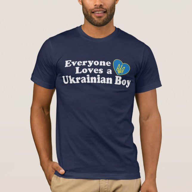 Ukrainska Boy T-shirt (Framsida)