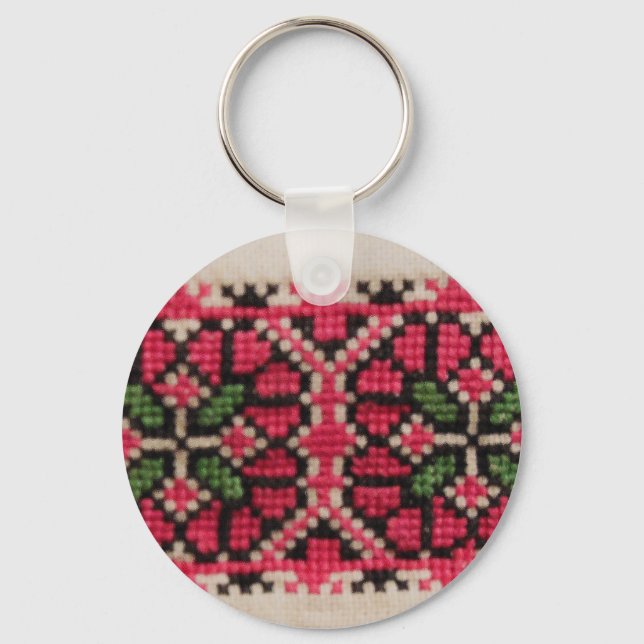 ukrainska broderier nyckelring (Framsida)