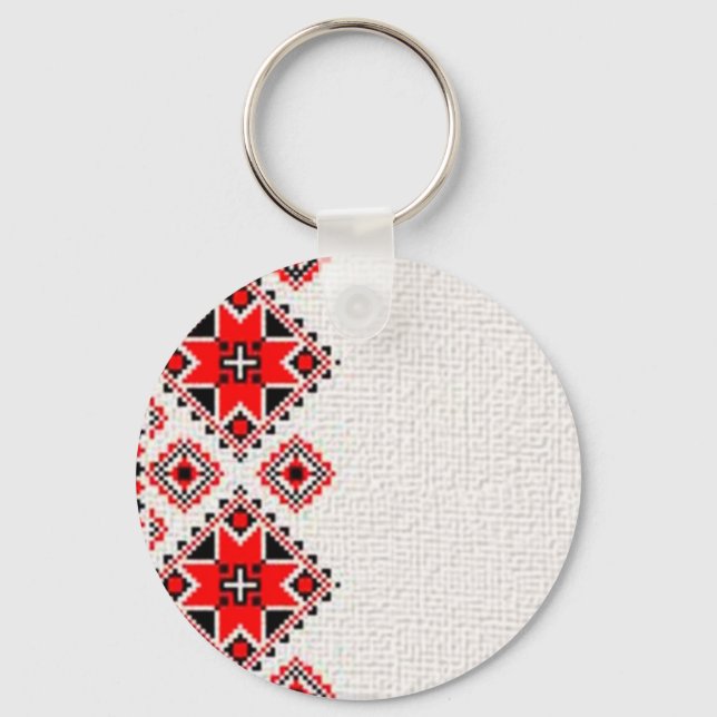 ukrainska broderier nyckelring (Framsida)