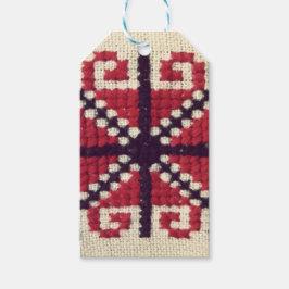 ukrainska broderier presentetikett