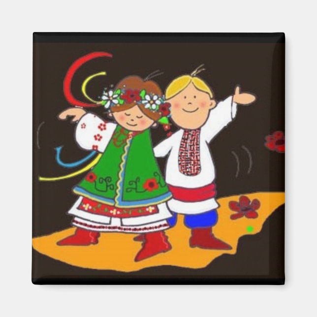 ukrainska dansen magnet (Framsidan)