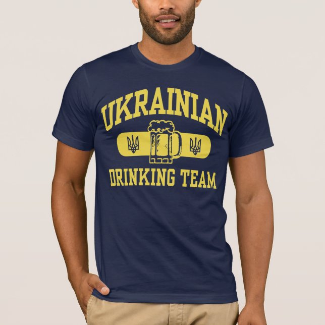 Ukrainska drickteam tee shirt (Framsida)