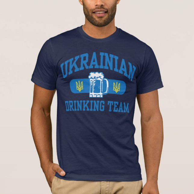 Ukrainska drickteam tee shirt (Framsida)