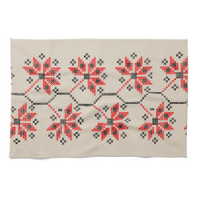 ukrainska Embroidery Mönster Kitchen Towel