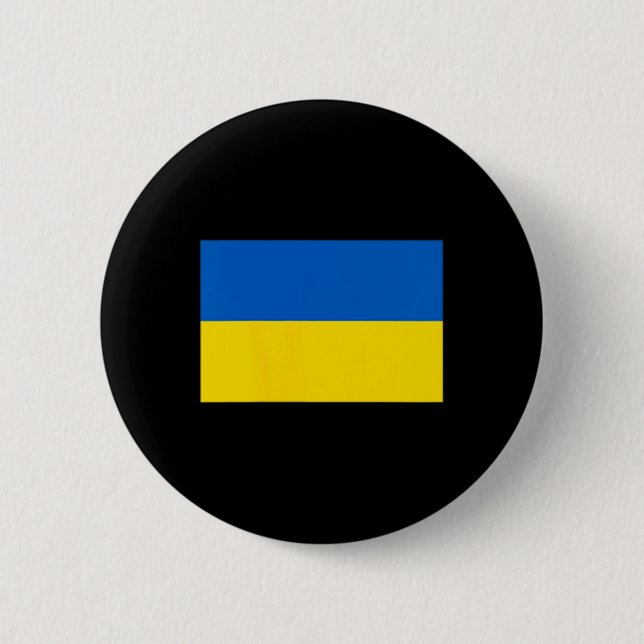 Ukrainska flaggan i Ukraina  Knapp (Framsida)