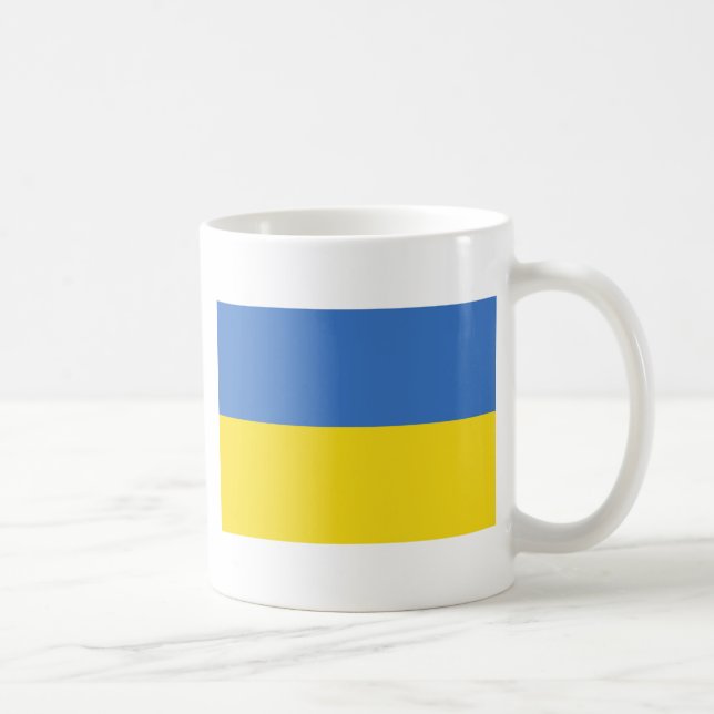 ukrainska flaggan kaffemugg (Höger)