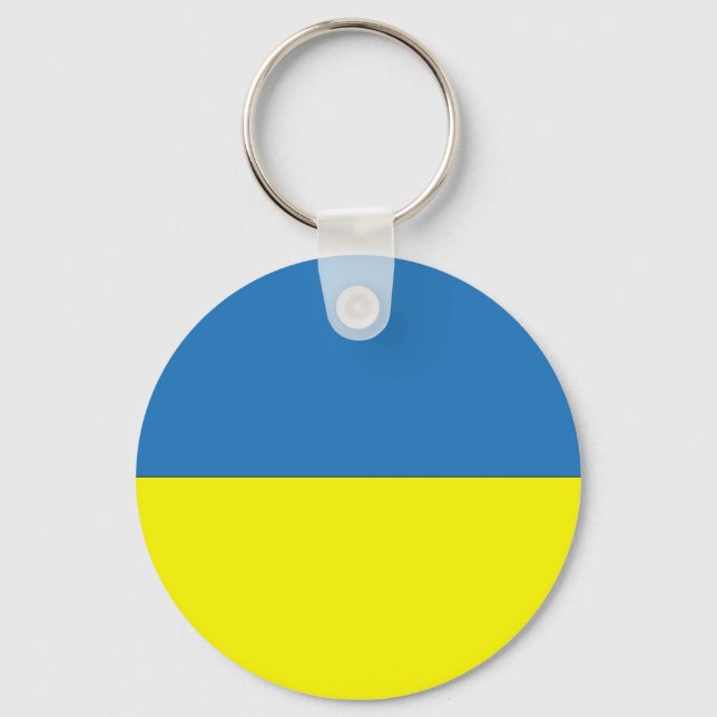 Ukrainska flaggan nyckelring (Framsida)