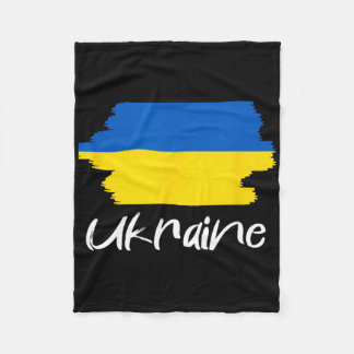 Ukrainska flaggan Ukraina 2 Fleecefilt