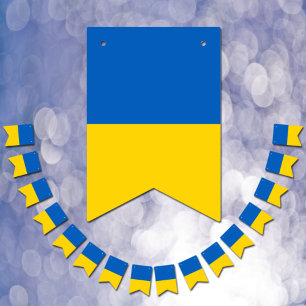 Ukrainska flaggan, Ukraina Partibanner, Bröllop Vimplar