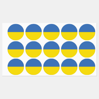 Ukrainska flaggan, Ukrainska Слава Україні Slava U Klistermärke