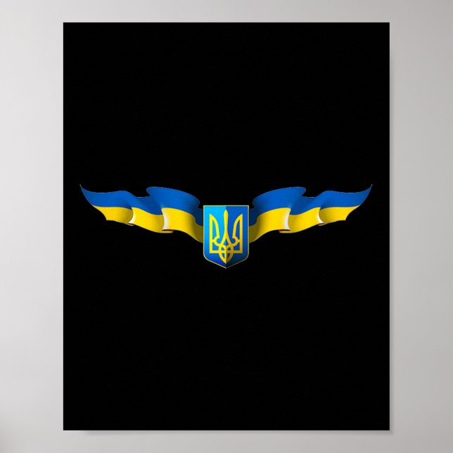 Ukrainska flaggans stolthet Ukraina  Poster (Framsidan)