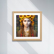 Ukrainska flickan i Amulets & Sunwers Digital Art