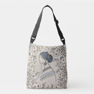 ukrainska folkArt Crossbody Bag Axelväska