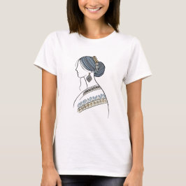 Ukrainska folkslag | Linjekonst T-Shirt