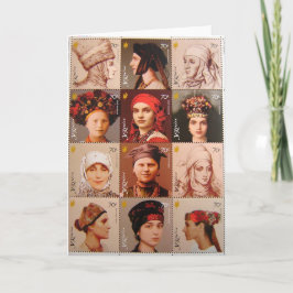 Ukrainska frimärken kort