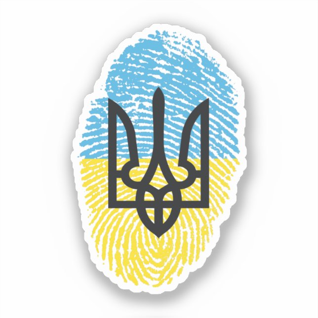 ukrainska klistermärken (Framsida)