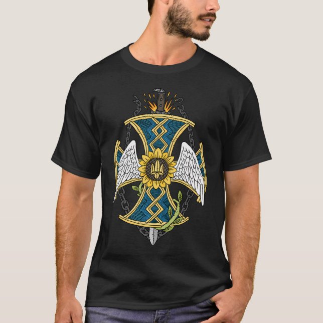 ukrainska Kozak Kor. T Shirt (Framsida)