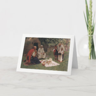 ukrainska Kozaky/Cossacks på Påsk-kort Helgkort