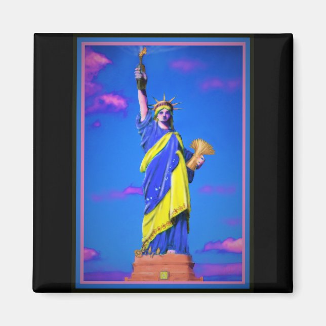Ukrainska Liberty Magnet (Framsidan)