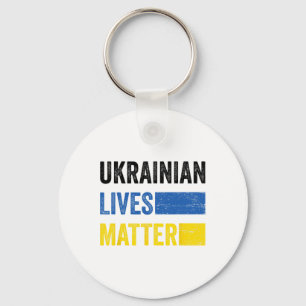 Ukrainska Liv Problem Flagga Ukraina Älskare Ukrai Nyckelring