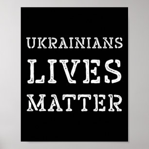 Ukrainska Liv Problem Tröja Rädda Ukraina Trump P Poster