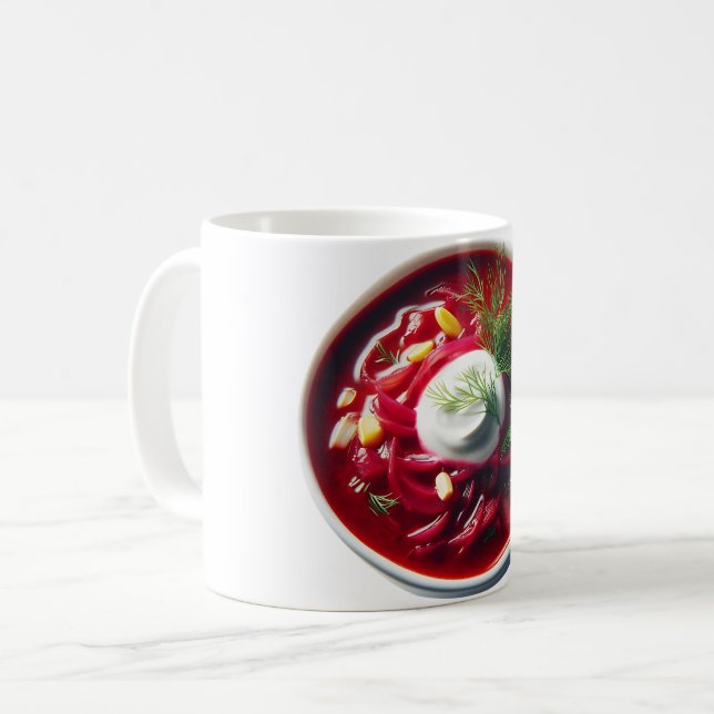 Ukrainska livsmedel kaffemugg (Framsida vänster)