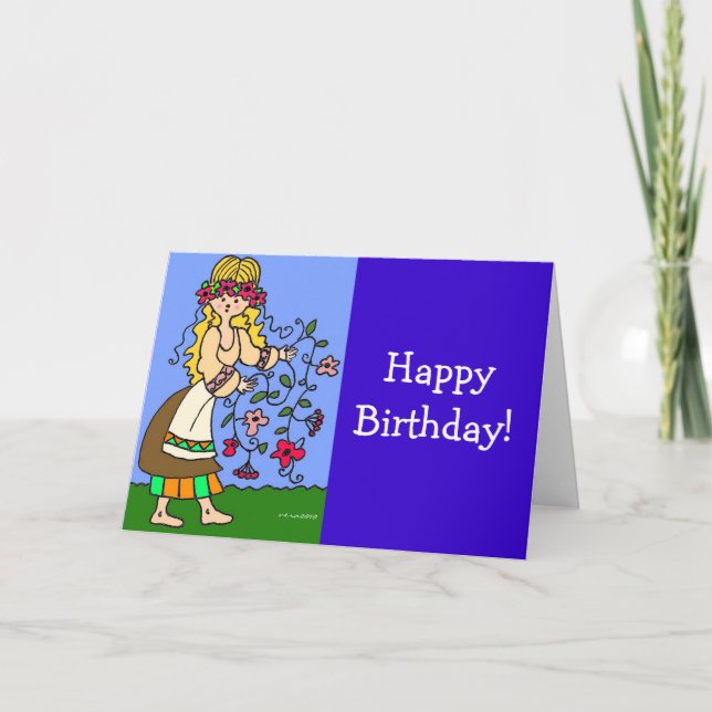 ukrainska Maiden Kort (Framsida)