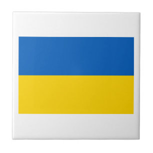 Ukrainska nationella flaggan kakelplatta