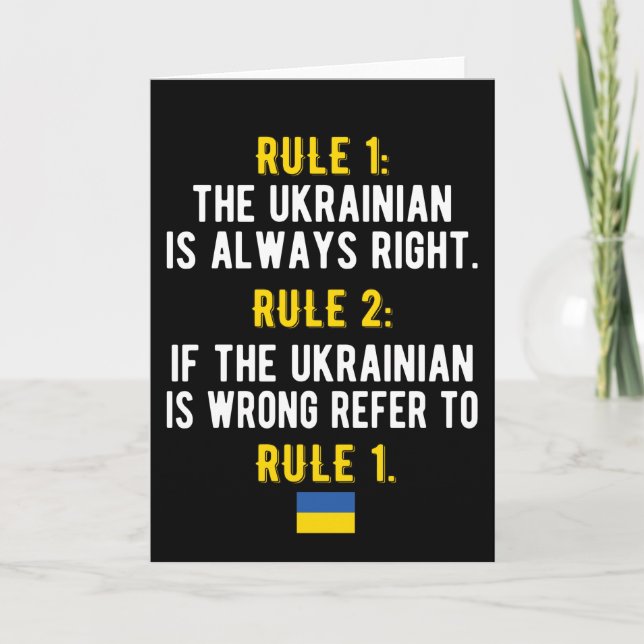 ukrainska rötter Ukraina Flagga ukrainskt arv Kort (Framsida)