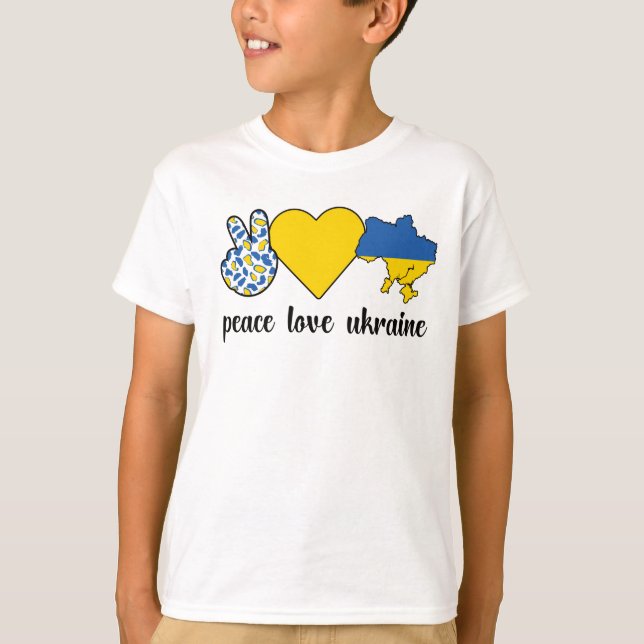 ukrainska rötter Ukraina Flagga ukrainskt arv T Shirt (Framsida)