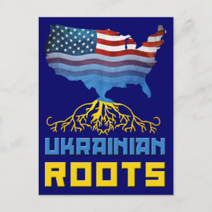 ukrainska rötter vykort