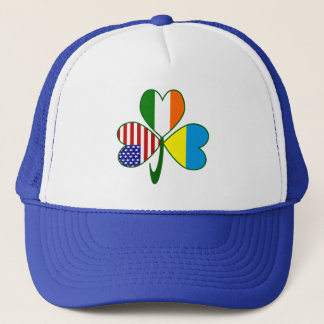 Ukrainska Shamrockflaggan Keps