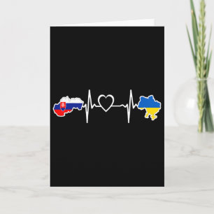 Ukrainska Slovakiska Flagga - Ukraina Slovakien Hj Kort