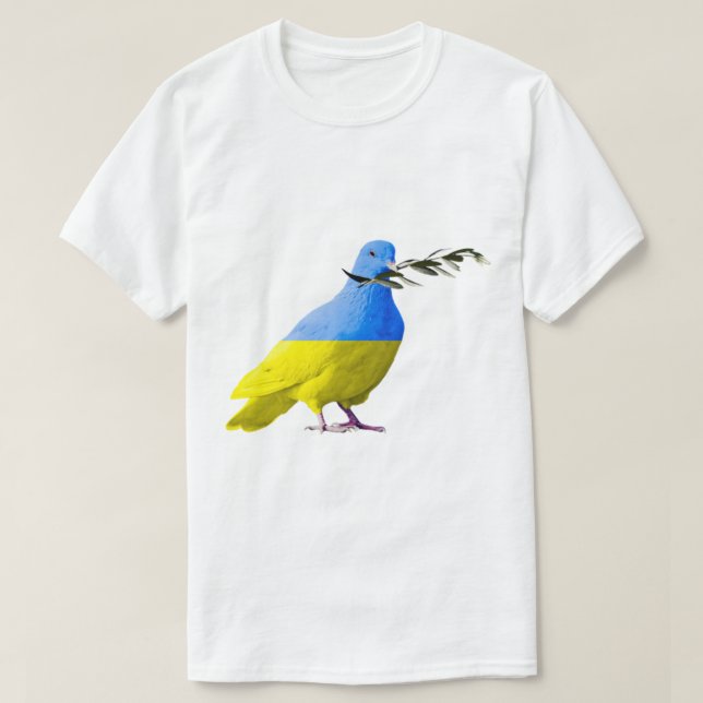 Ukrainska solrosartiklar t shirt (Design framsida)