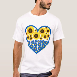 Ukrainska solrosartiklar t shirt