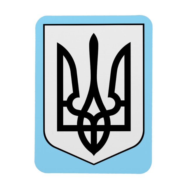 Ukrainska statsvapen magnet (Vertikal)