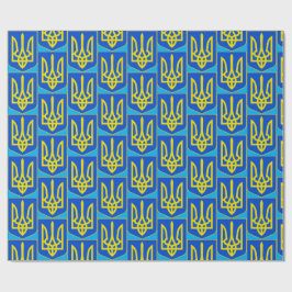 Ukrainska statsvapnet Gyllene treudd Finkonst Presentpapper