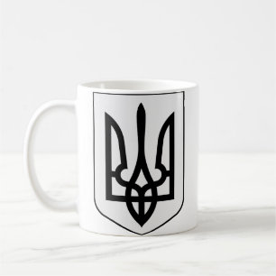 Ukrainska statsvapnet kaffemugg