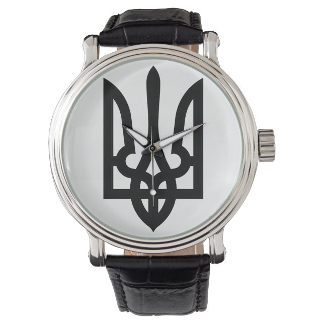 Ukrainska Tryzub Armbandsur (Framsida)