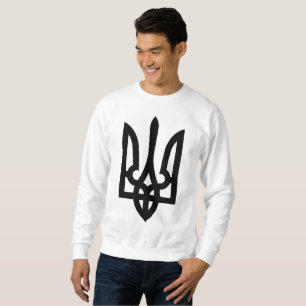Ukrainska Tryzub Lång Ärmad Tröja