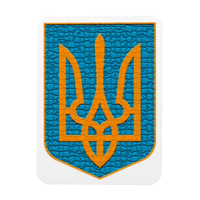 Ukrainska Tryzub Magnet (Vertikal)