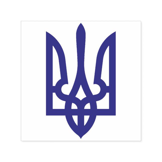 Ukrainska Tryzub Självfärgande Stämpel (Design)