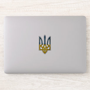 Ukrainska Tryzub Sticker Klistermärken