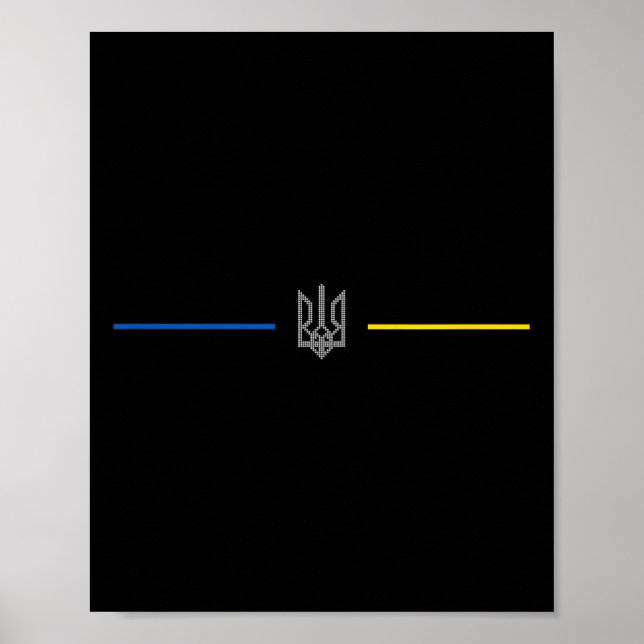Ukrainska Tryzub-symbolen - Ukraina Treudd 2  Poster (Framsidan)