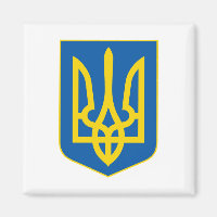 Ukrainska Tryzub (Trident) - Jackande av Arm Magne