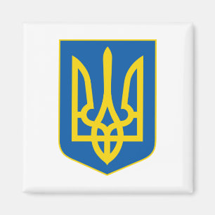 Ukrainska Tryzub (Trident) - Jackande av Arm Magne Magnet