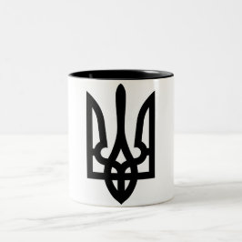 Ukrainska Tryzub Två-Tonad Mugg