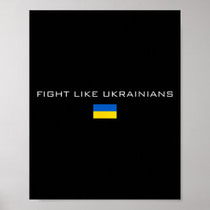 Ukrainska Zelensky Ukraina Armé Grön Kampa Liksom Poster