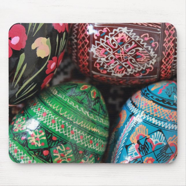 Ukrainskt pysanky - påskägg musmatta (Framsidan)