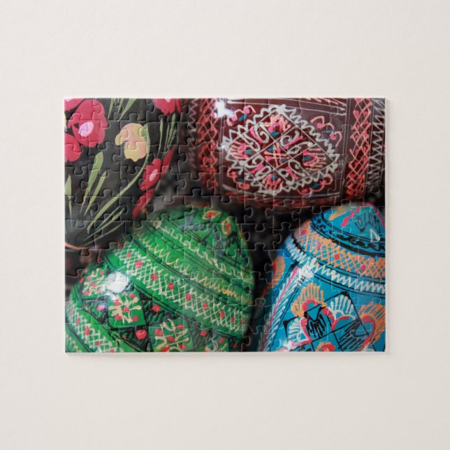 Ukrainskt pysanky - påskägg pussel (Horisontell)